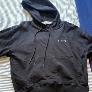 Off-White Black Carravaggio Hoodie Authentic Brand New